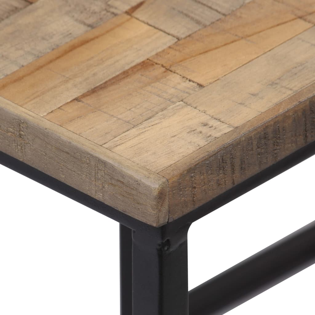 3 Stojany Na Květiny Recyklovaný Teak