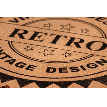 Barový Set 5 Kusů Masivní Recyklované Dřevo, Pravá Kůže, Plátno