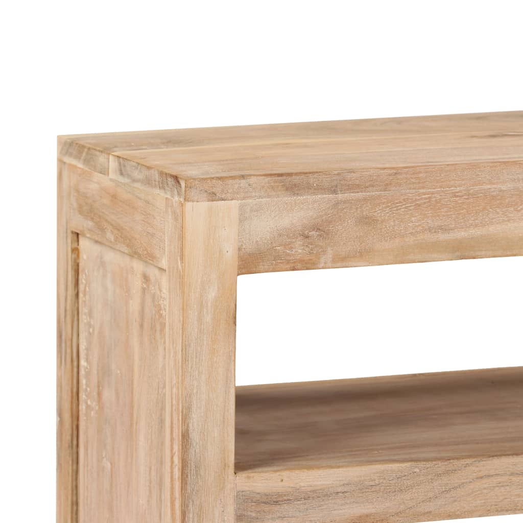 Tv Stolek Z Masivní Akácie 90 X 30 X 55 Cm Světle Hnědý