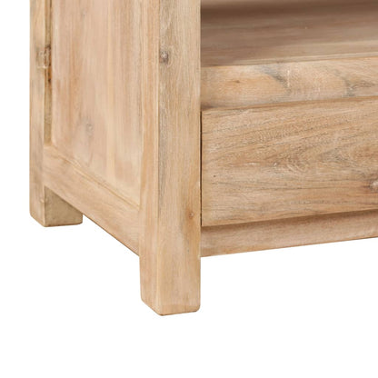 Tv Stolek Z Masivní Akácie 90 X 30 X 55 Cm Světle Hnědý