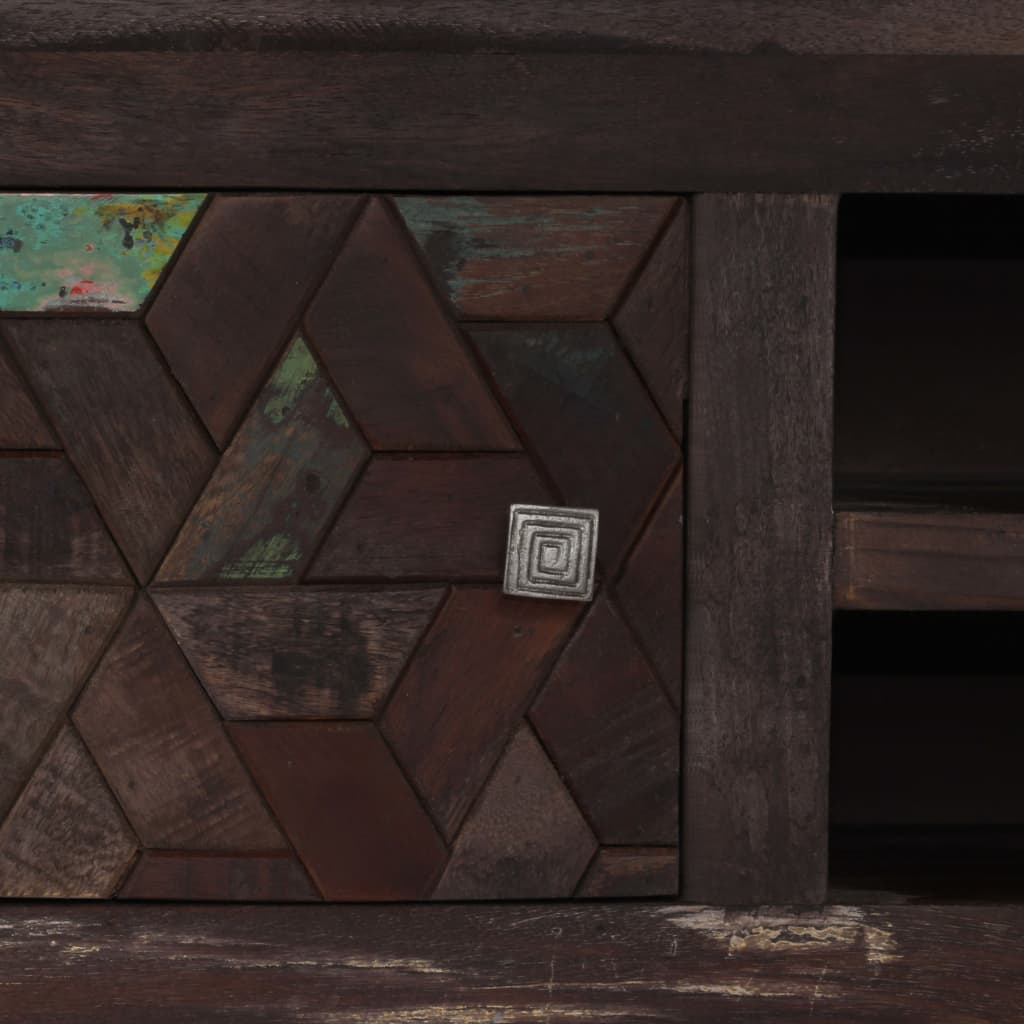 Tv Stolek Masivní Recyklované Dřevo 140 X 30 X 45 Cm