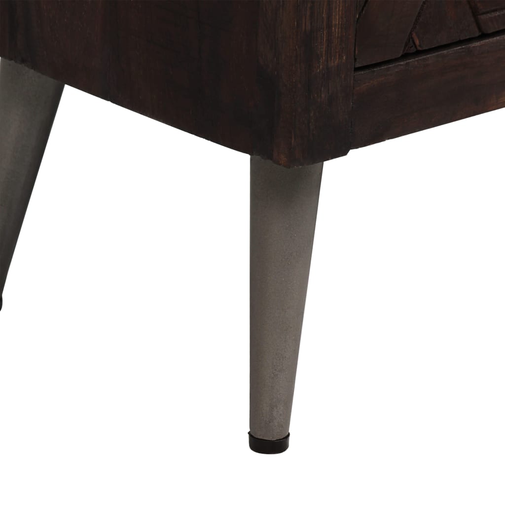 Příborník Masivní Recyklované Dřevo 60 X 30 X 76 Cm