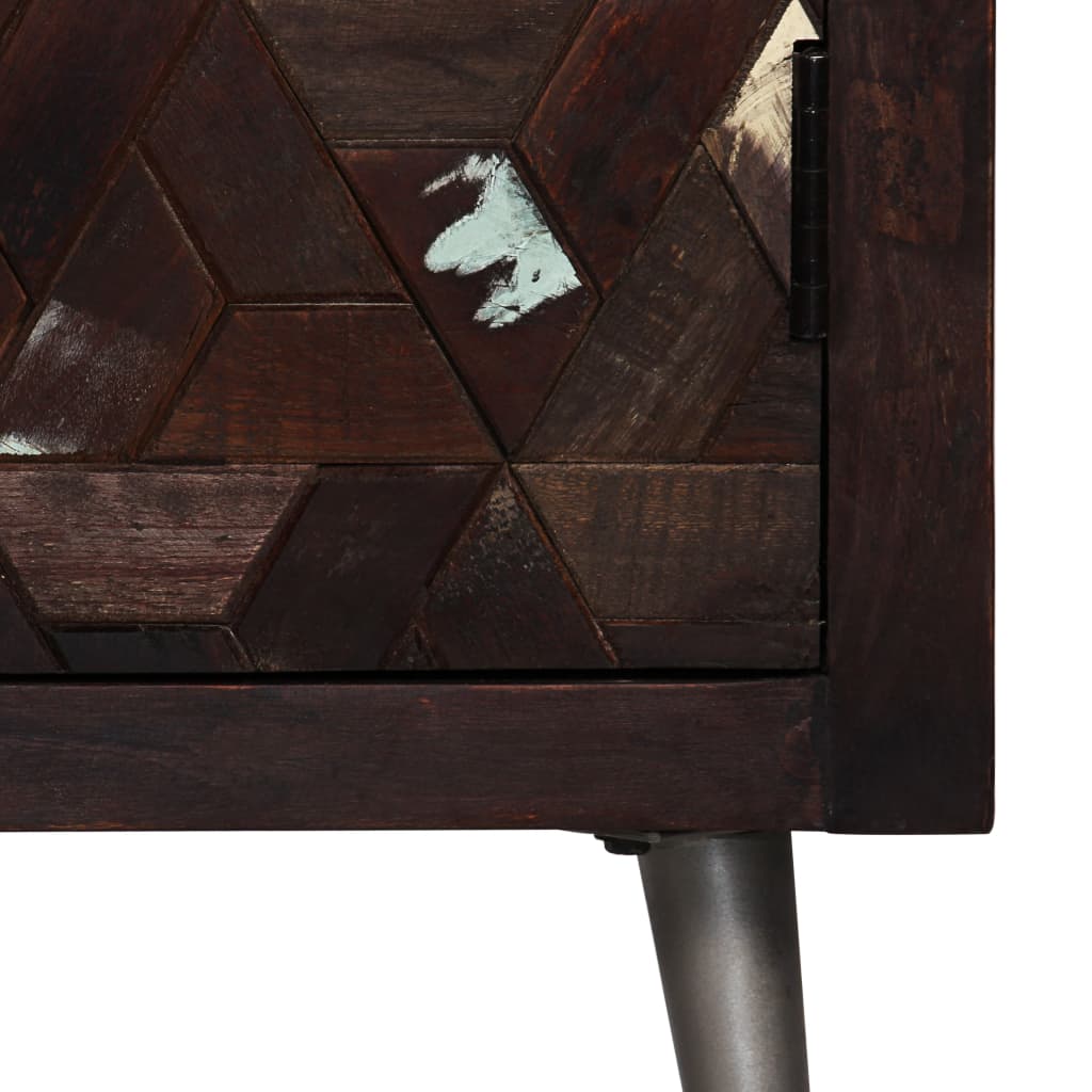 Příborník Masivní Recyklované Dřevo 60 X 30 X 76 Cm