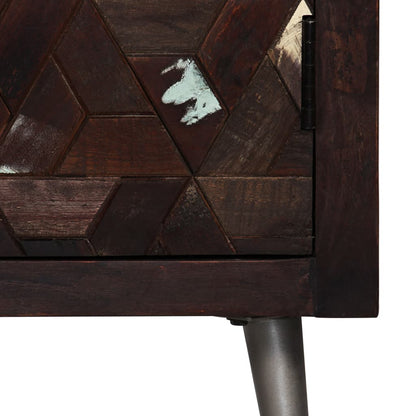 Příborník Masivní Recyklované Dřevo 60 X 30 X 76 Cm