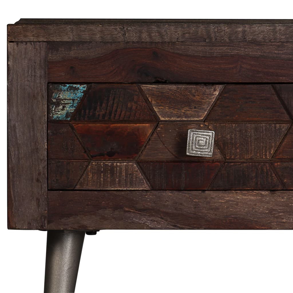 Konferenční Stolek Masivní Recyklované Dřevo 100 X 60 X 35 Cm
