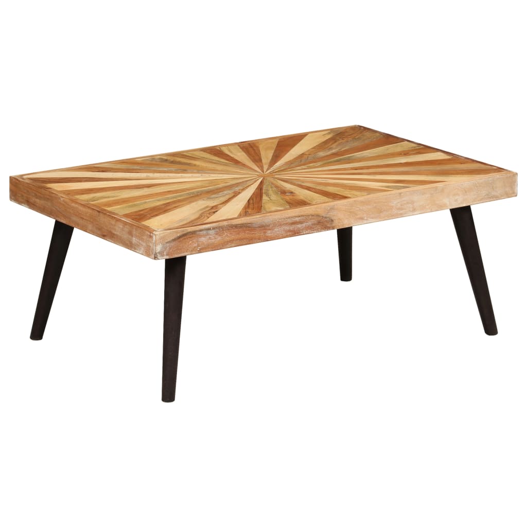 Konferenční Stolek Masivní Mangovníkové Dřevo 90 X 55 X 36 Cm