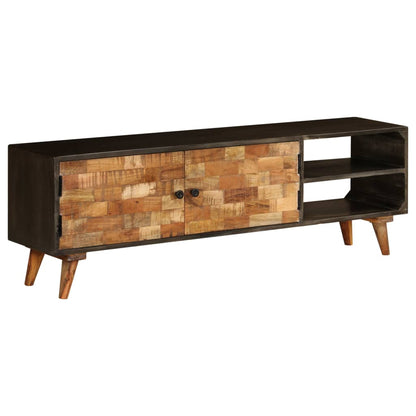 Tv Stolek 140 X 30 X 45 Cm Hrubé Mangovníkové A Akáciové Dřevo