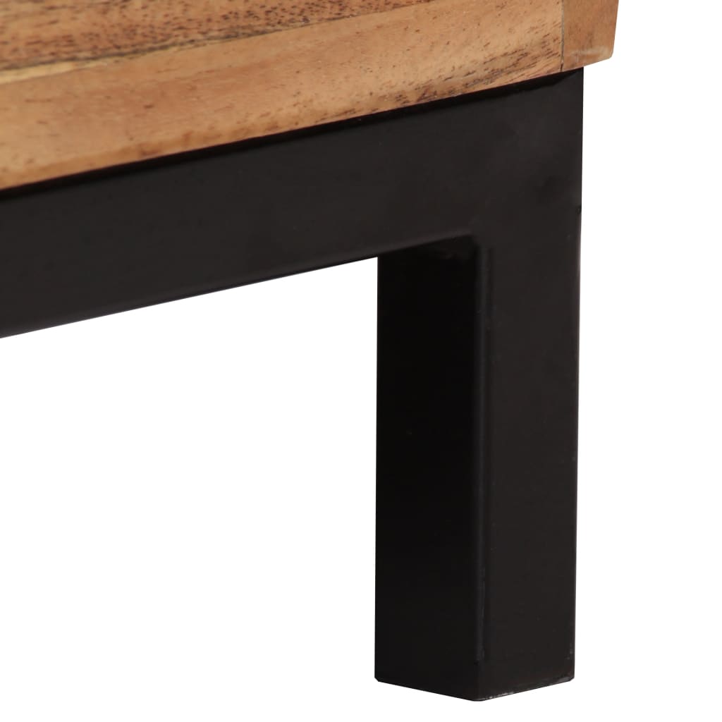 Příborník Masivní Akáciové Dřevo 60 X 35 X 76 Cm Hnědý