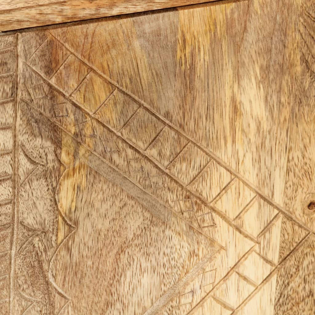 Příborník Masivní Mangovníkové Dřevo 110 X 30 X 60 Cm
