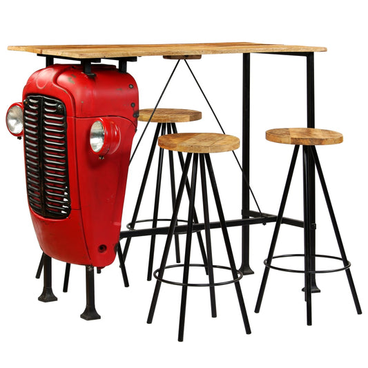 Barový Set 5 Kusů Z Masivního Mangovníku