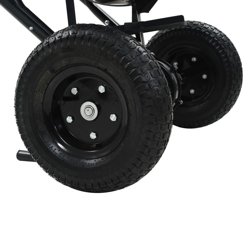 Ručně Tlačené Rozmetadlo Soli Pvc A Ocel 106 X 73 X 76 Cm 45 L