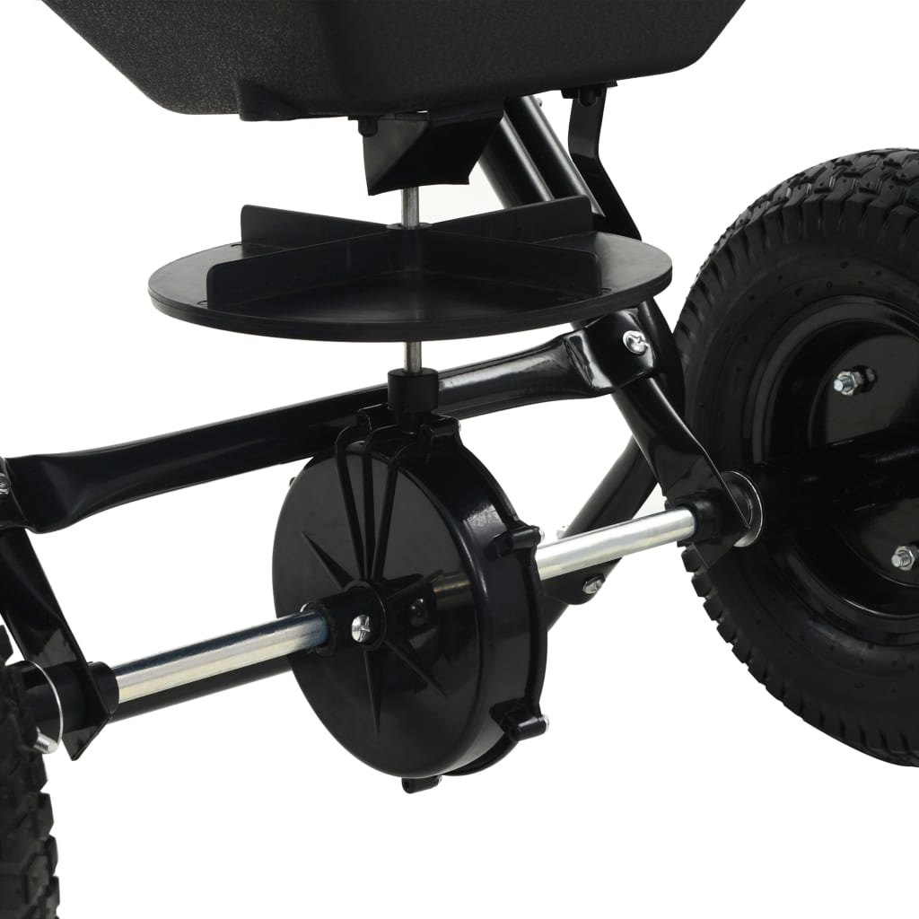 Ručně Tlačené Rozmetadlo Soli Pvc A Ocel 106 X 73 X 76 Cm 45 L