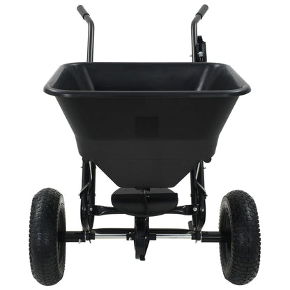 Ručně Tlačené Rozmetadlo Soli Pvc A Ocel 106 X 73 X 76 Cm 45 L