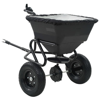 Tažné Rozmetadlo Soli Pvc A Ocel 125 X 74 X 79 Cm 45 L