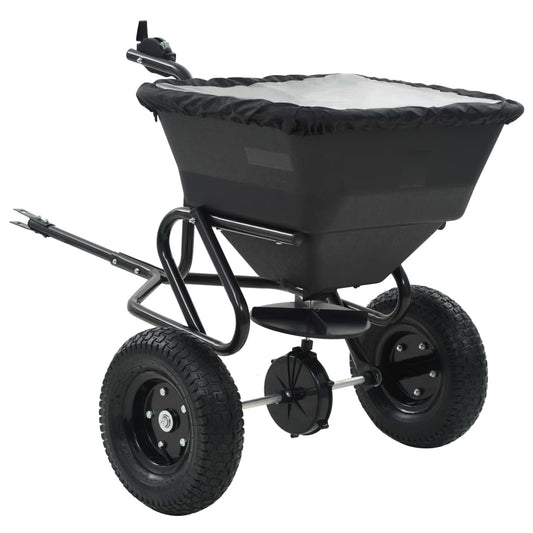 Tažné Rozmetadlo Soli Pvc A Ocel 125 X 74 X 79 Cm 45 L