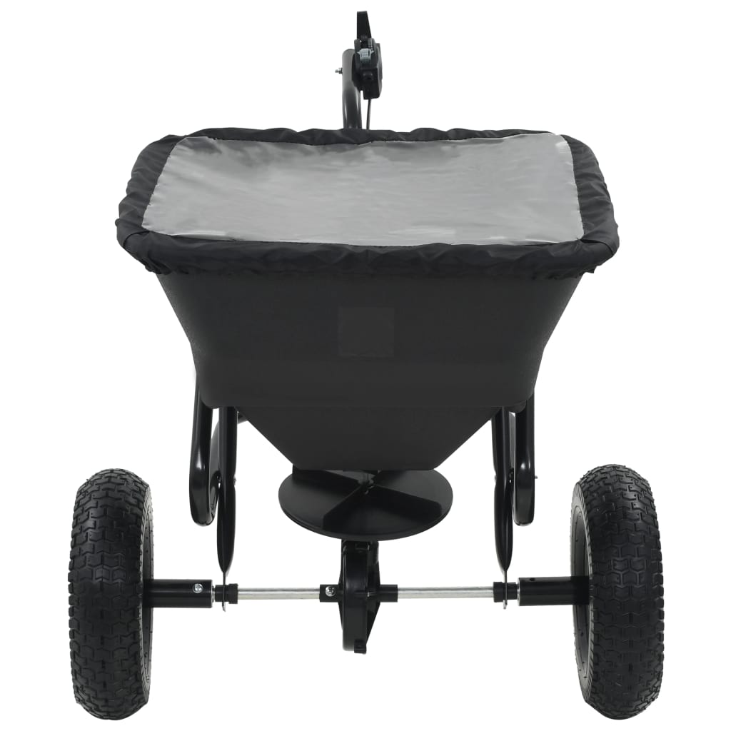 Tažné Rozmetadlo Soli Pvc A Ocel 125 X 74 X 79 Cm 45 L