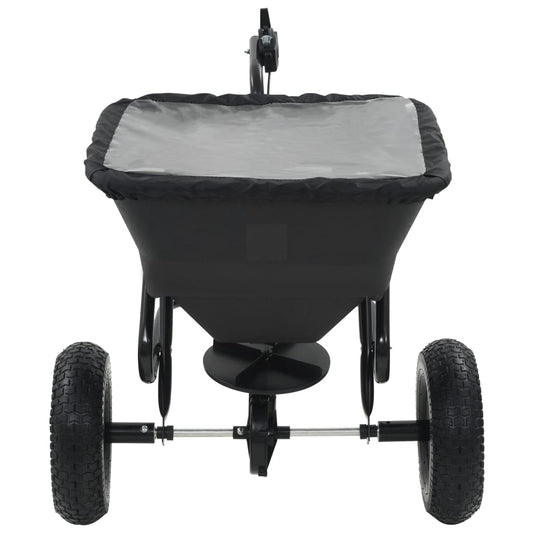 Tažné Rozmetadlo Soli Pvc A Ocel 125 X 74 X 79 Cm 45 L