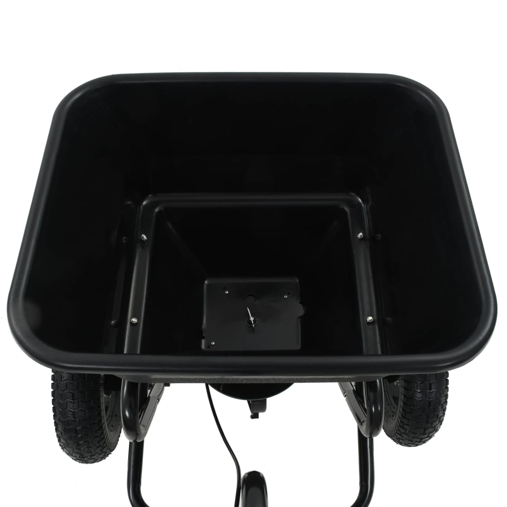 Tažné Rozmetadlo Soli Pvc A Ocel 125 X 74 X 79 Cm 45 L