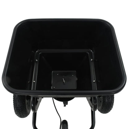 Tažné Rozmetadlo Soli Pvc A Ocel 125 X 74 X 79 Cm 45 L
