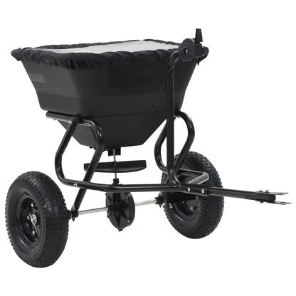 Tažné Rozmetadlo Soli Pvc A Ocel 125 X 74 X 79 Cm 45 L
