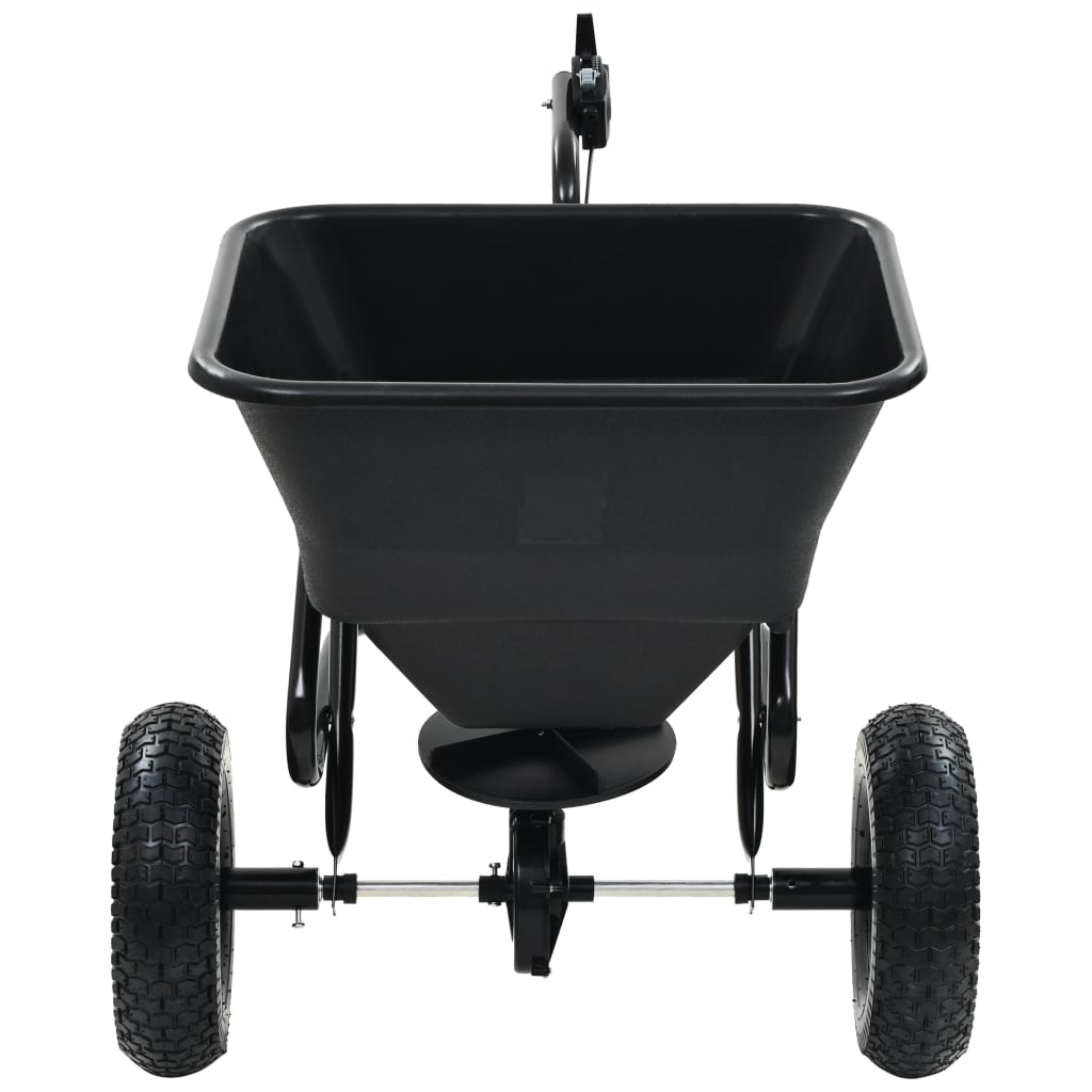 Tažné Rozmetadlo Soli Pvc A Ocel 125 X 74 X 79 Cm 45 L
