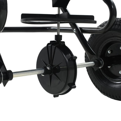 Tažné Rozmetadlo Soli Pvc A Ocel 125 X 74 X 79 Cm 45 L