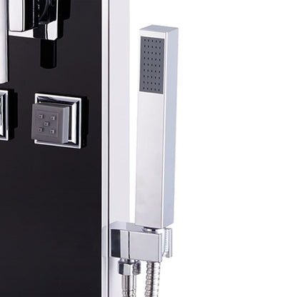 Sprchový Panel Skleněný 18 X 42, 1 X 120 Cm Černý