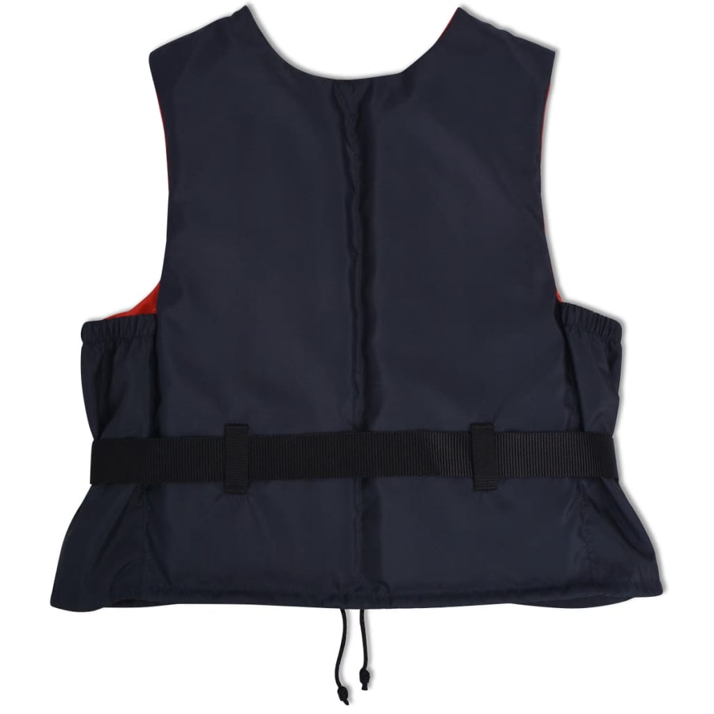 Plovací vesty 4 ks 50 N 50-70 kg námořnická modrá