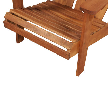 Zahradní Židle Adirondack S Podnožkou Masivní Akácie