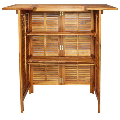 Barový Stůl 110 X 50 X 105 Cm Masivní Akáciové Dřevo