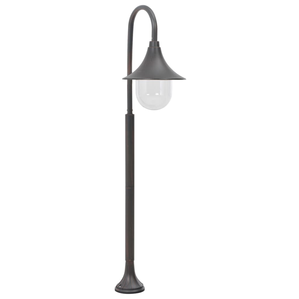 Zahradní Sloupová Lampa E27 120 Cm Hliník