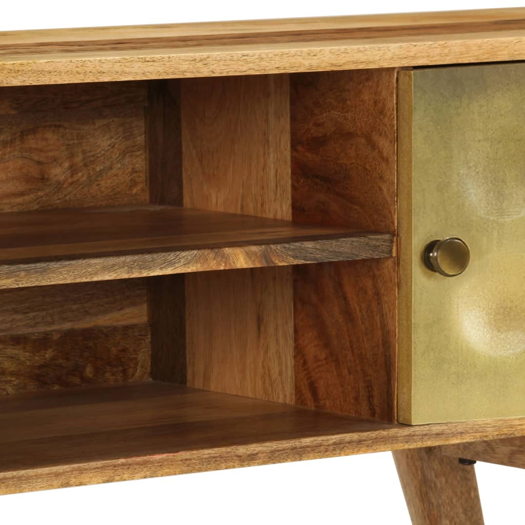 Tv Stolek 120 X 30 X 45 Cm Masivní Mangovníkové Dřevo