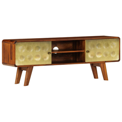 Tv Stolek 120 X 30 X 45 Cm Masivní Akáciové Dřevo