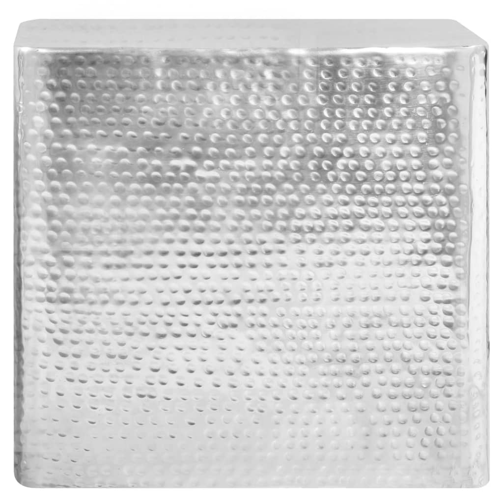 Konferenční Stolky 2 Ks Stříbrné Hliníkové