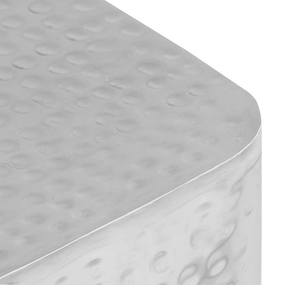 Konferenční Stolky 2 Ks Stříbrné Hliníkové