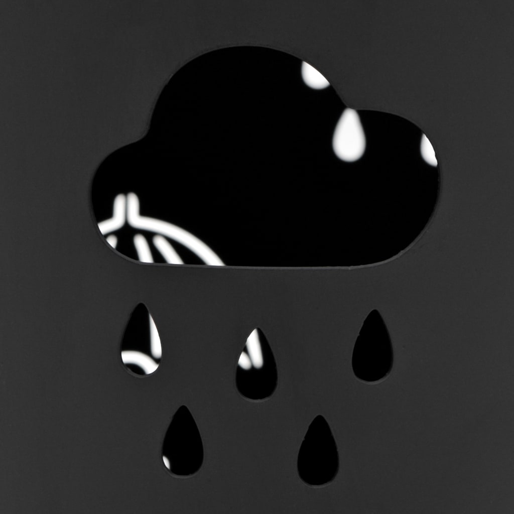 Stojan na deštníky Umbrellas ocelový černý