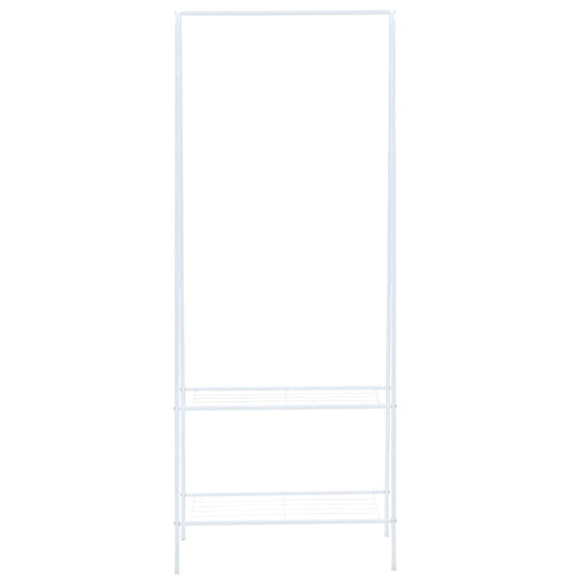 Věšák Na Oblečení 59 X 35 X 150 Cm Bílý
