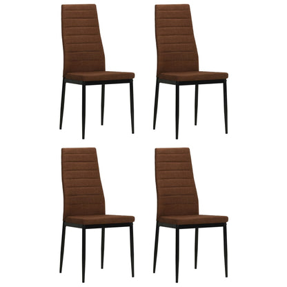 Jídelní Židle 2 Ks Tmavě Šedé Textil