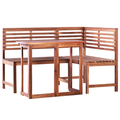 2Dílný Bistro Set Masivní Akáciové Dřevo