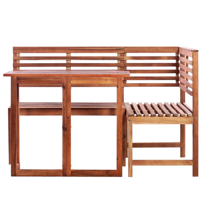 2Dílný Bistro Set Masivní Akáciové Dřevo