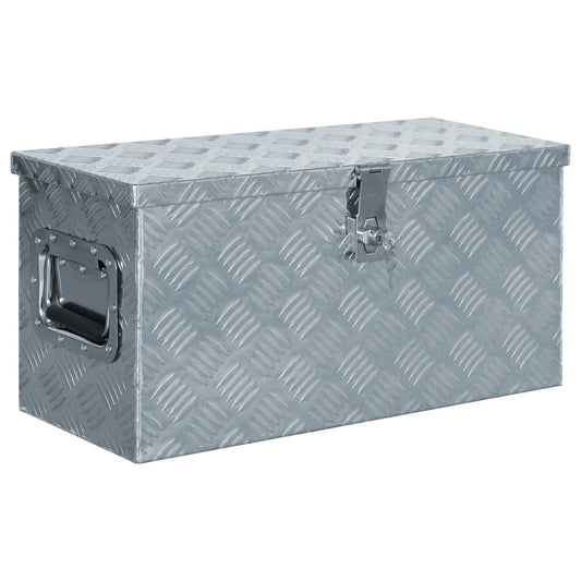 Hliníkový box 61,5 x 26,5 x 30 cm stříbrný