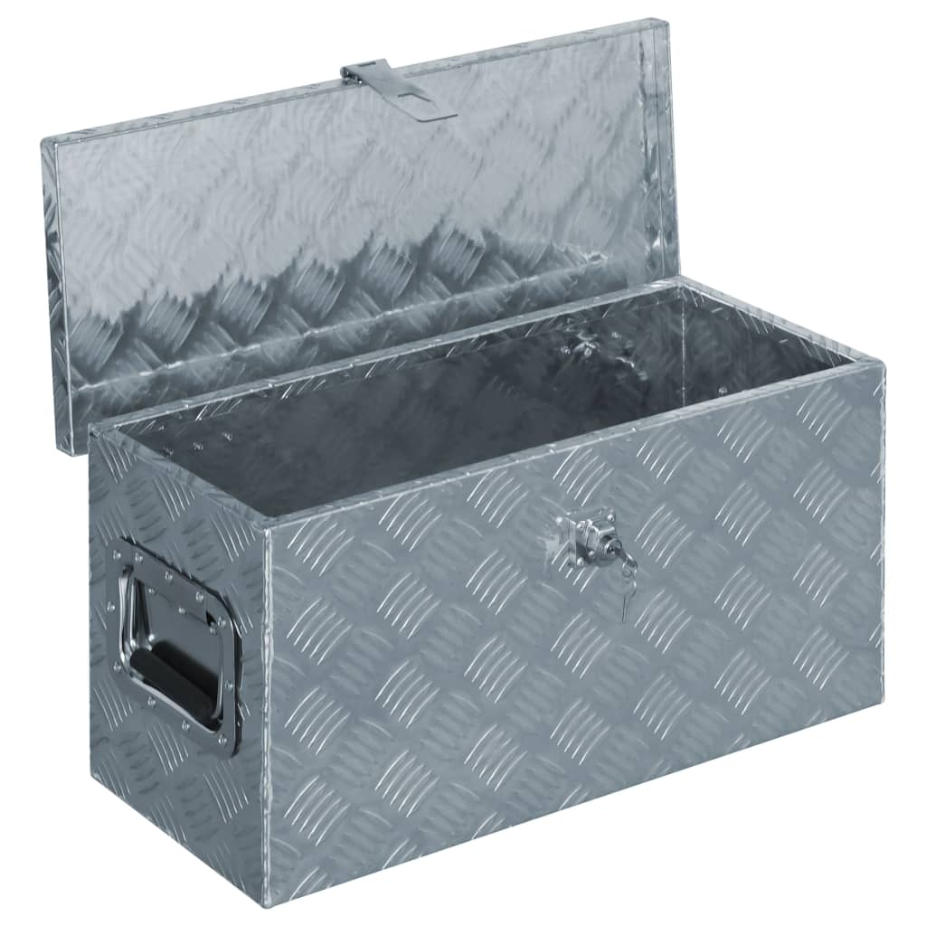 Hliníkový Box 61,5 X 26,5 X 30 Cm Stříbrný