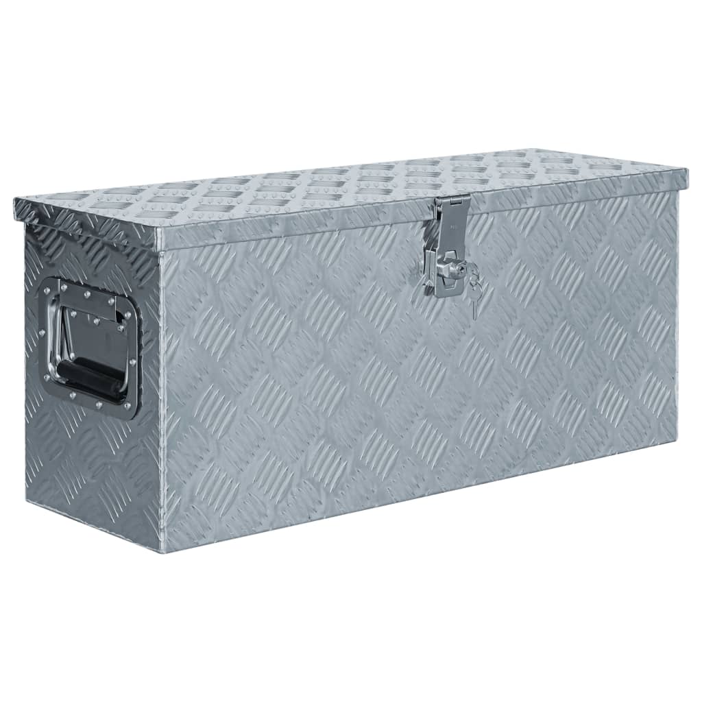 Hliníkový Box 61,5 X 26,5 X 30 Cm Stříbrný