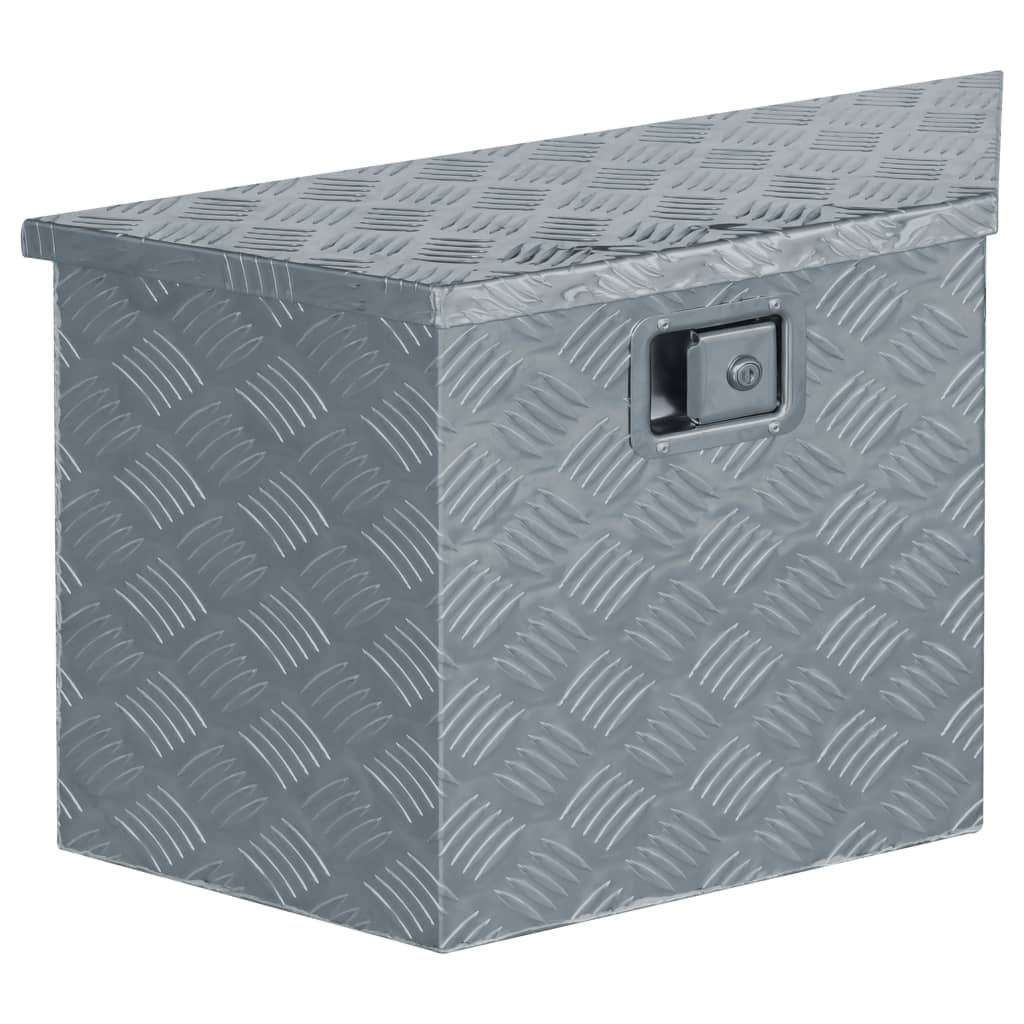 Hliníkový Box 61,5 X 26,5 X 30 Cm Stříbrný