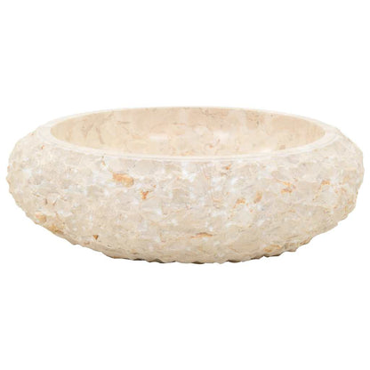 Umyvadlo 40 X 12 Cm Mramor Krémové