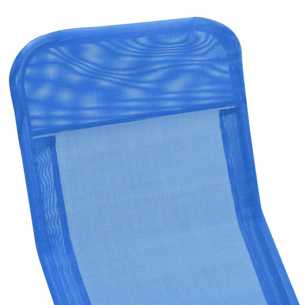 Skládací Zahradní Lehátka 2 Ks Textilen