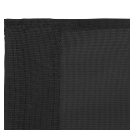 4Dílná Zahradní Sedací Souprava Textil A Ocel Černá