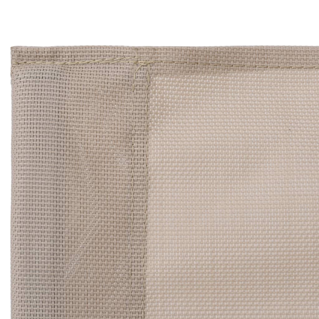 4Dílná Zahradní Sedací Souprava Textil A Ocel Krémová