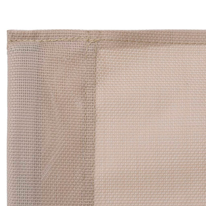 4Dílná Zahradní Sedací Souprava Textil A Ocel Krémová
