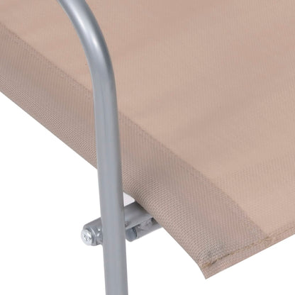 4Dílná Zahradní Sedací Souprava Textil A Ocel Taupe